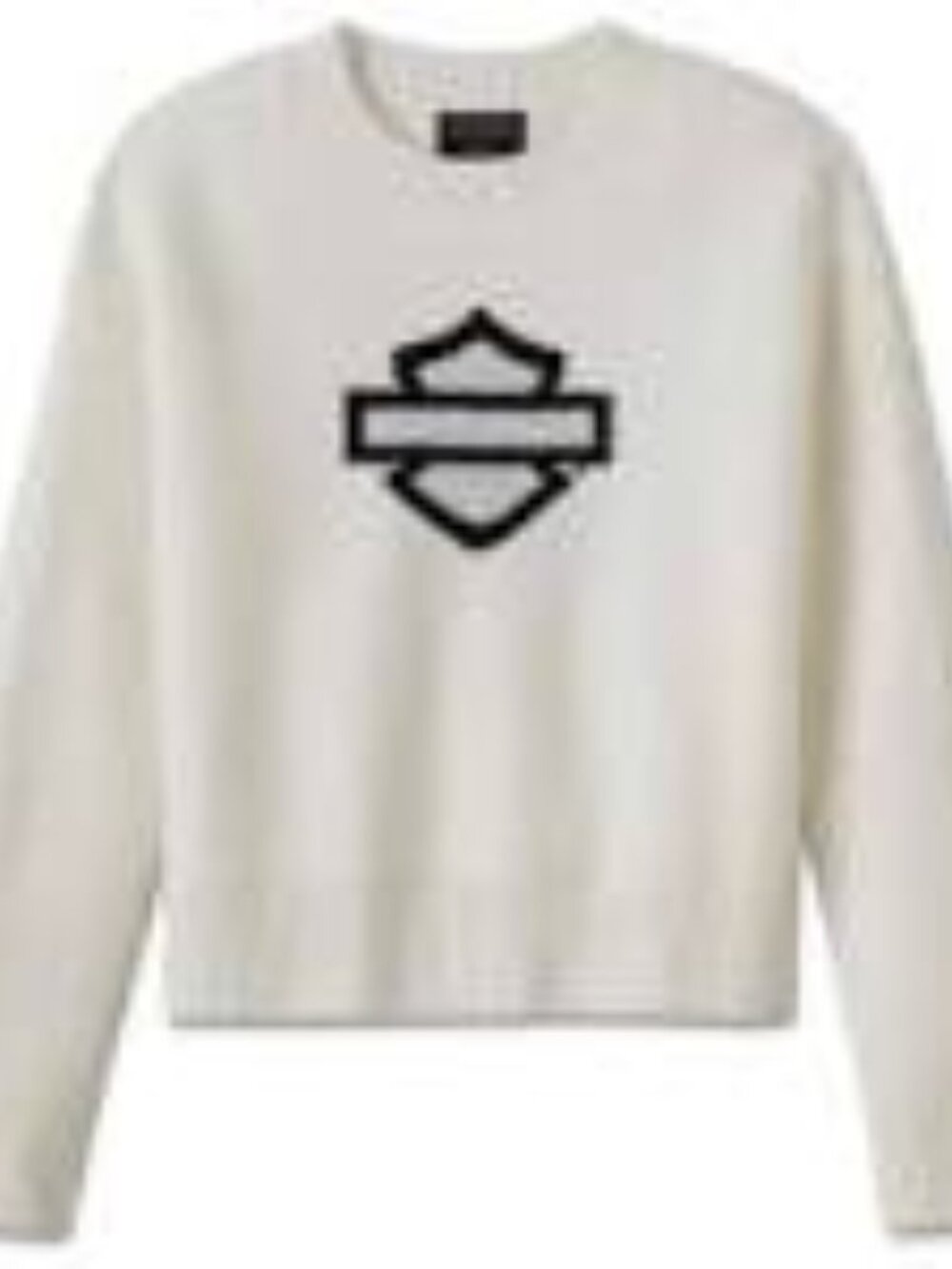 Women's Harley-Davidson Bar and Shield White Sweater